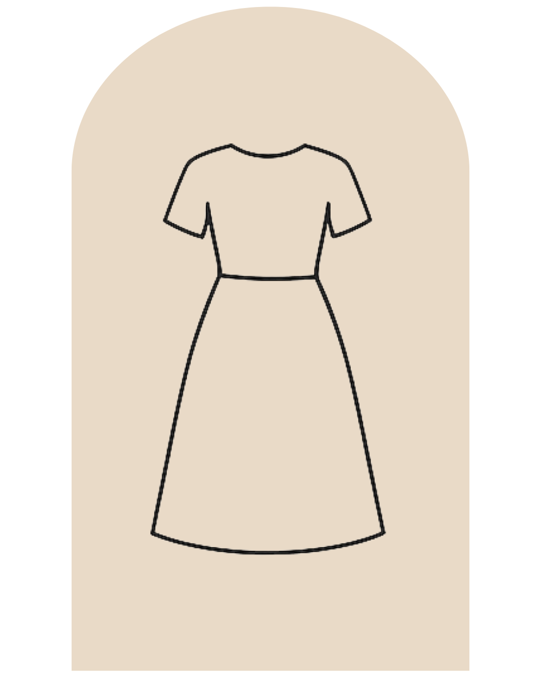 Standesamt Brautkleid Grafik