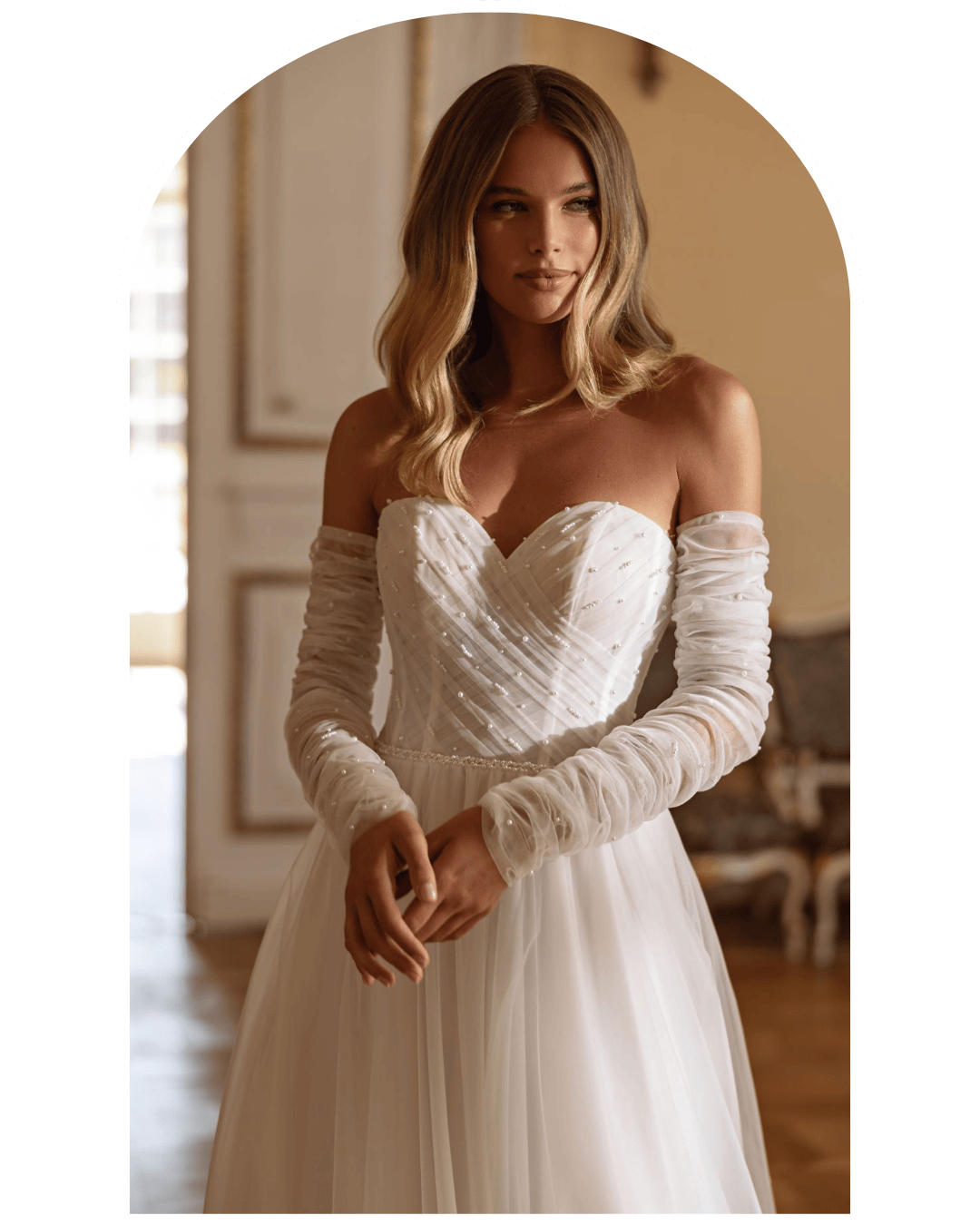 Brautmode in Sinsheim: Brautkleid mit Tüll